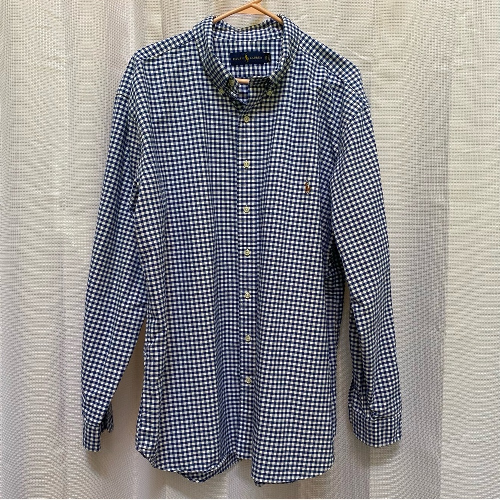 Men’s RALPH LAUREN long sleeve, button down Oxford cloth shirt Sz 2XB